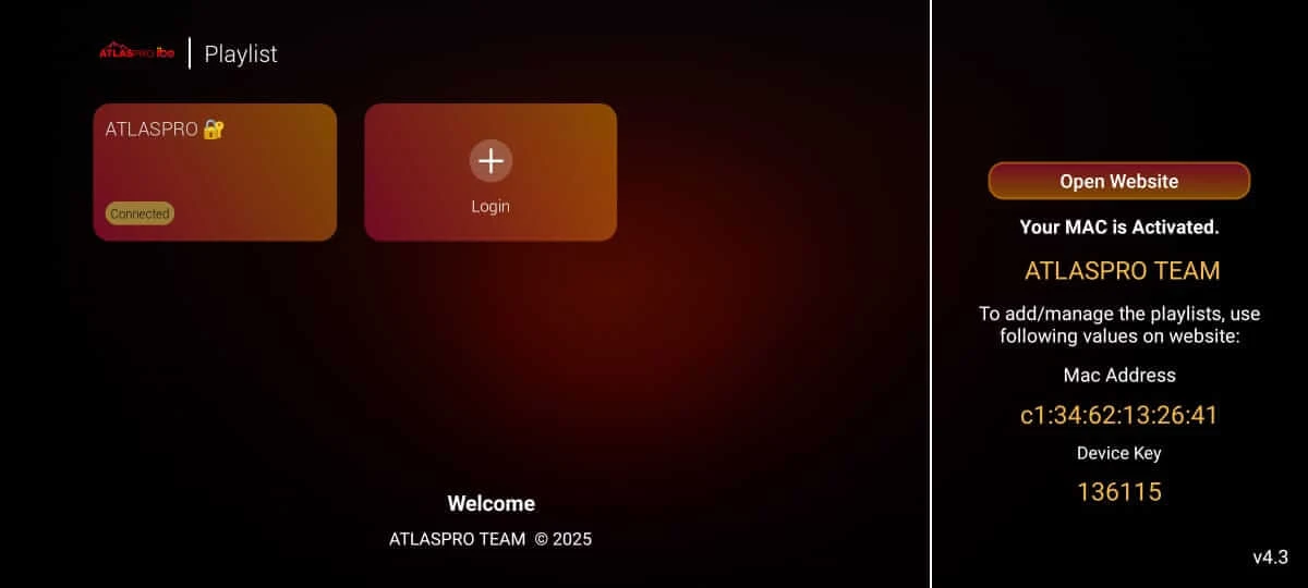 Atlas Pro IBO ne fonctionne pas