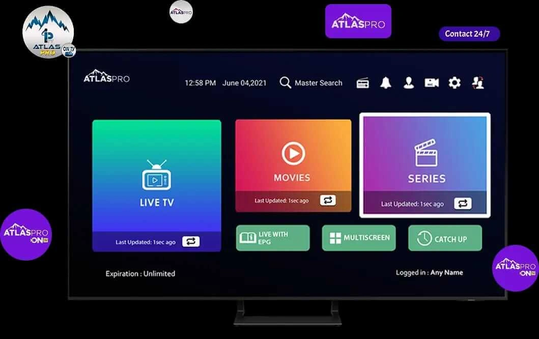 Abonnement IPTV Atlas Pro