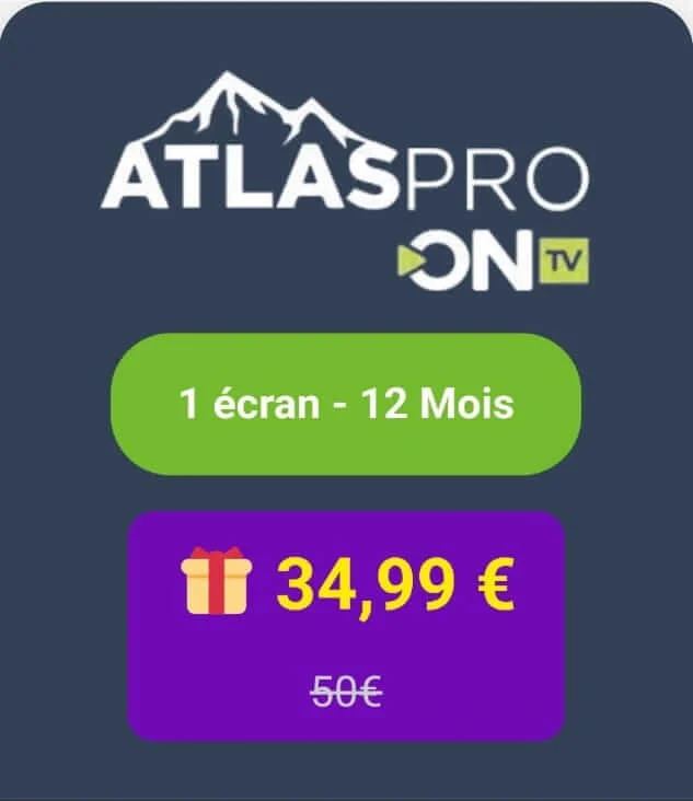 Abonnement IPTV Atlas Pro