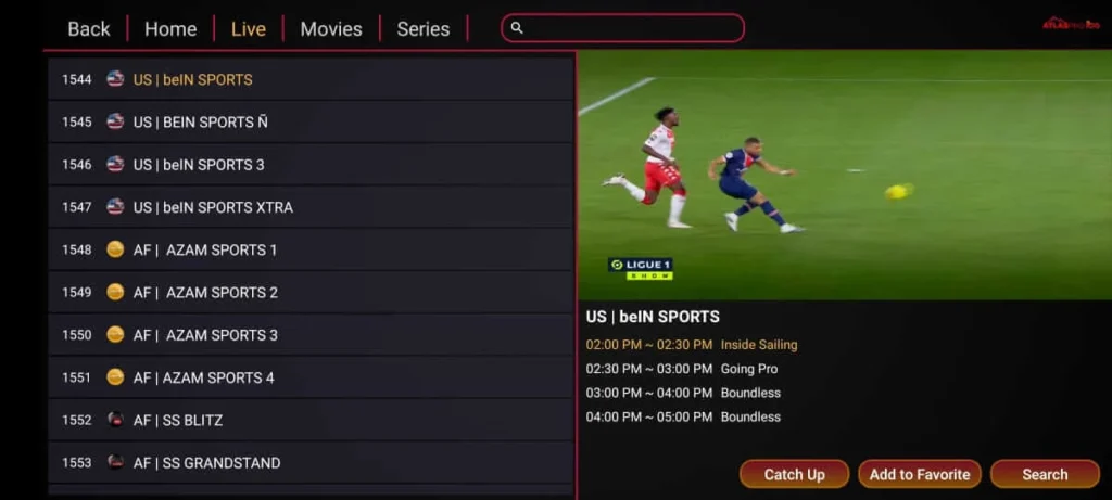 Abonnement Atlas Pro ONTV