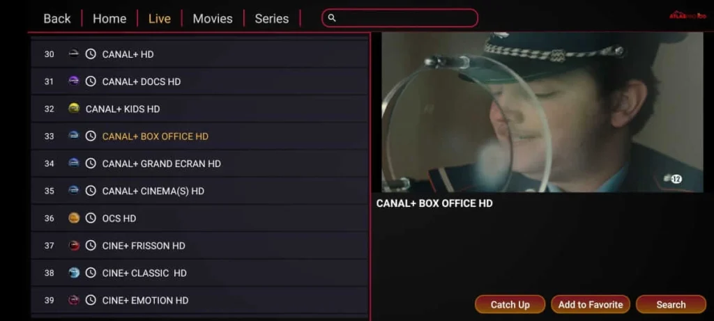 Abonnement Atlas Pro ONTV