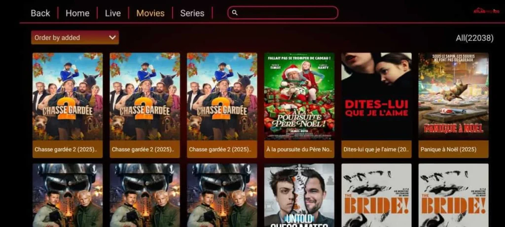 Abonnement Atlas Pro ONTV