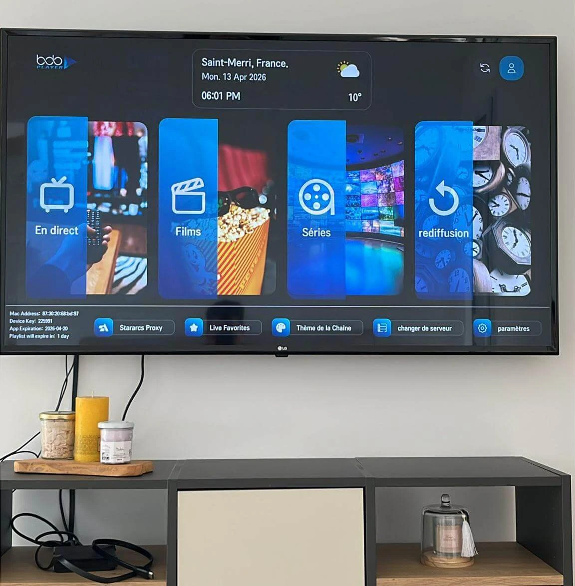 Abonnement iptv france