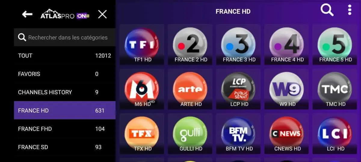 Abonnement atlas pro max IPTV en France